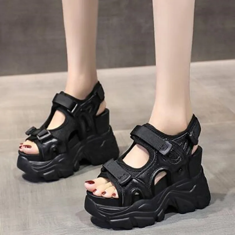 10.5CM Platform Gladiator Sand - Wedge Espadrille Women reseña y precio