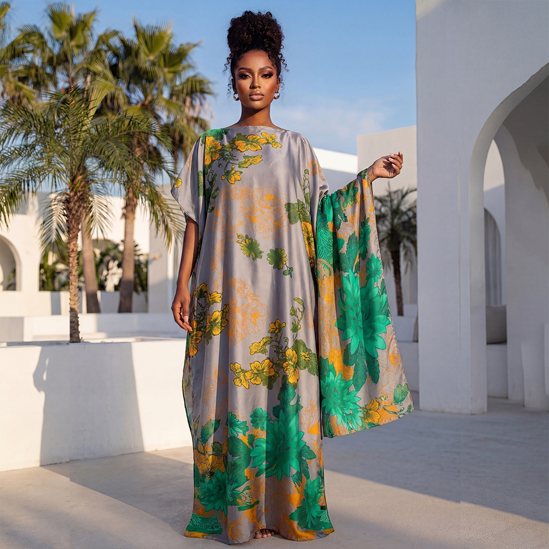 Summer Fashion African Shawl F - Romper Floral Print reseña y precio