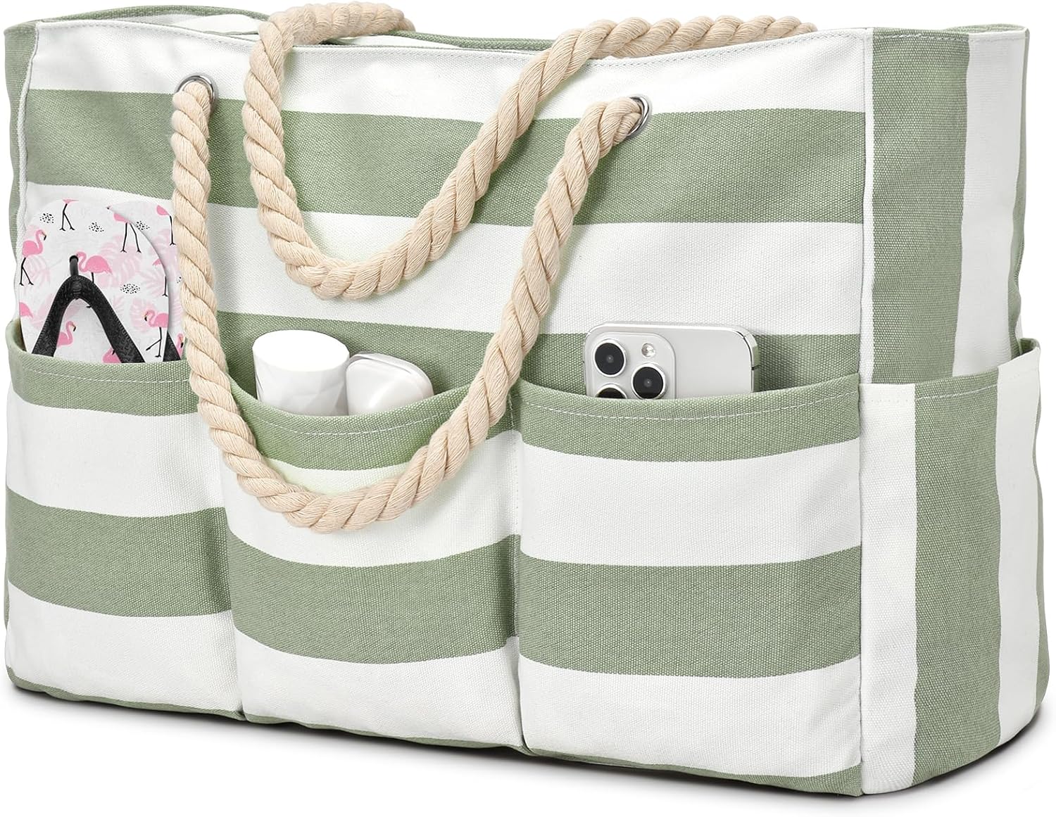 Canvas Large Beach Tote Bag fo - Tote Bag Beach reseña y precio