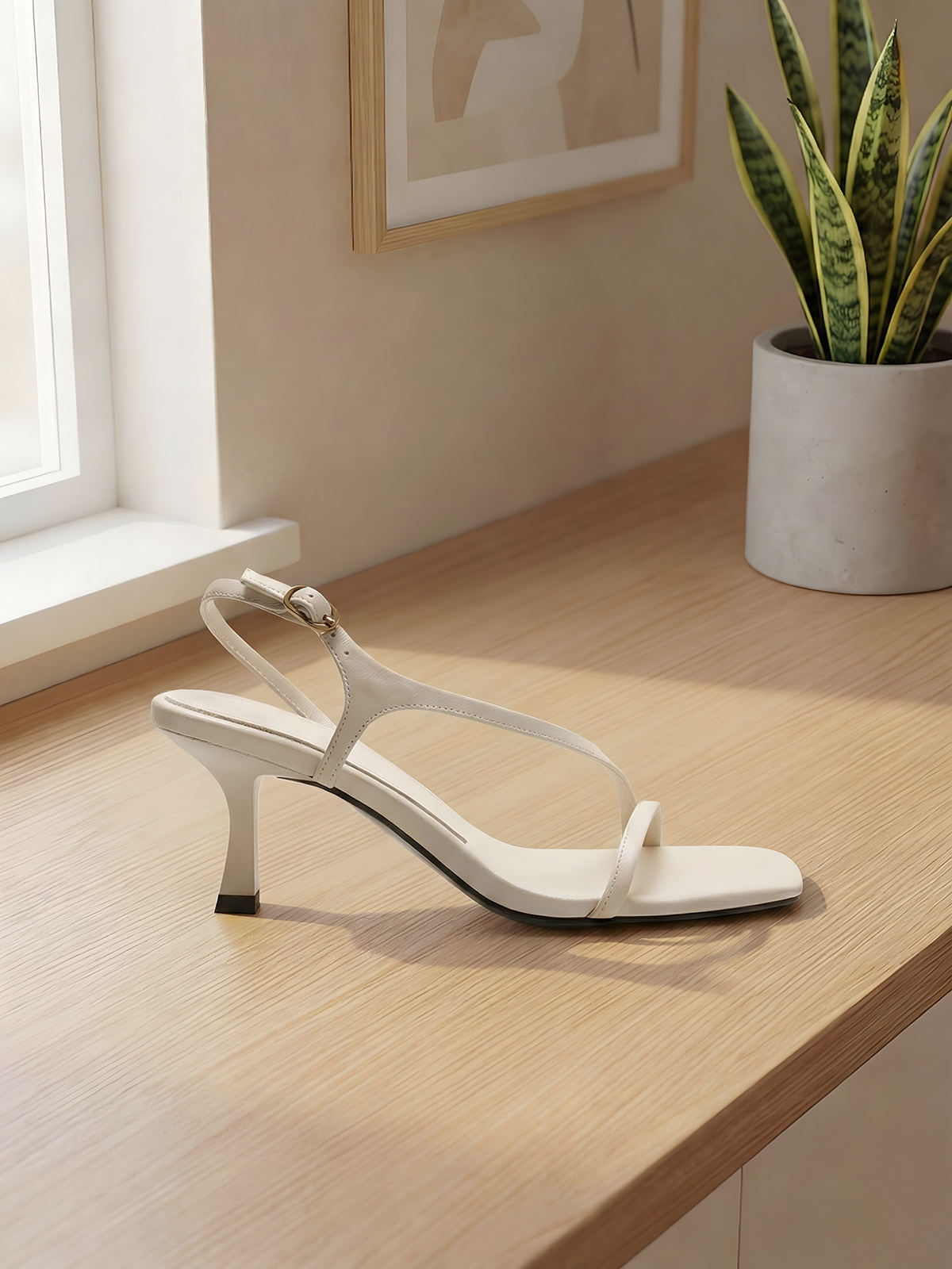 Elegant Genuine Leather Strapp - Sandal Strappy Heeled reseña y precio