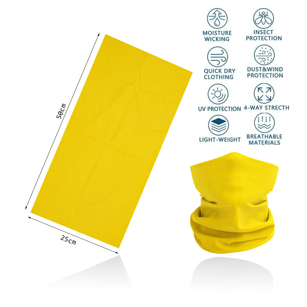 Yellow Multifunction Cycling N - Headband Summer Knit reseña y precio