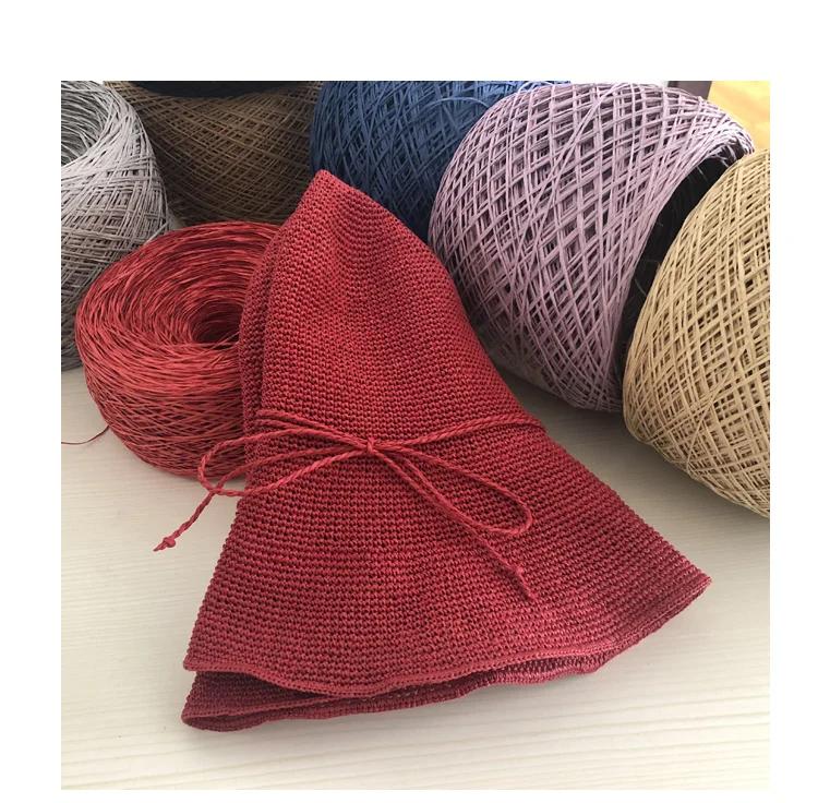 250g Thin Raffia Yarn Paper Gr - Crochet Bag Raffia reseña y precio