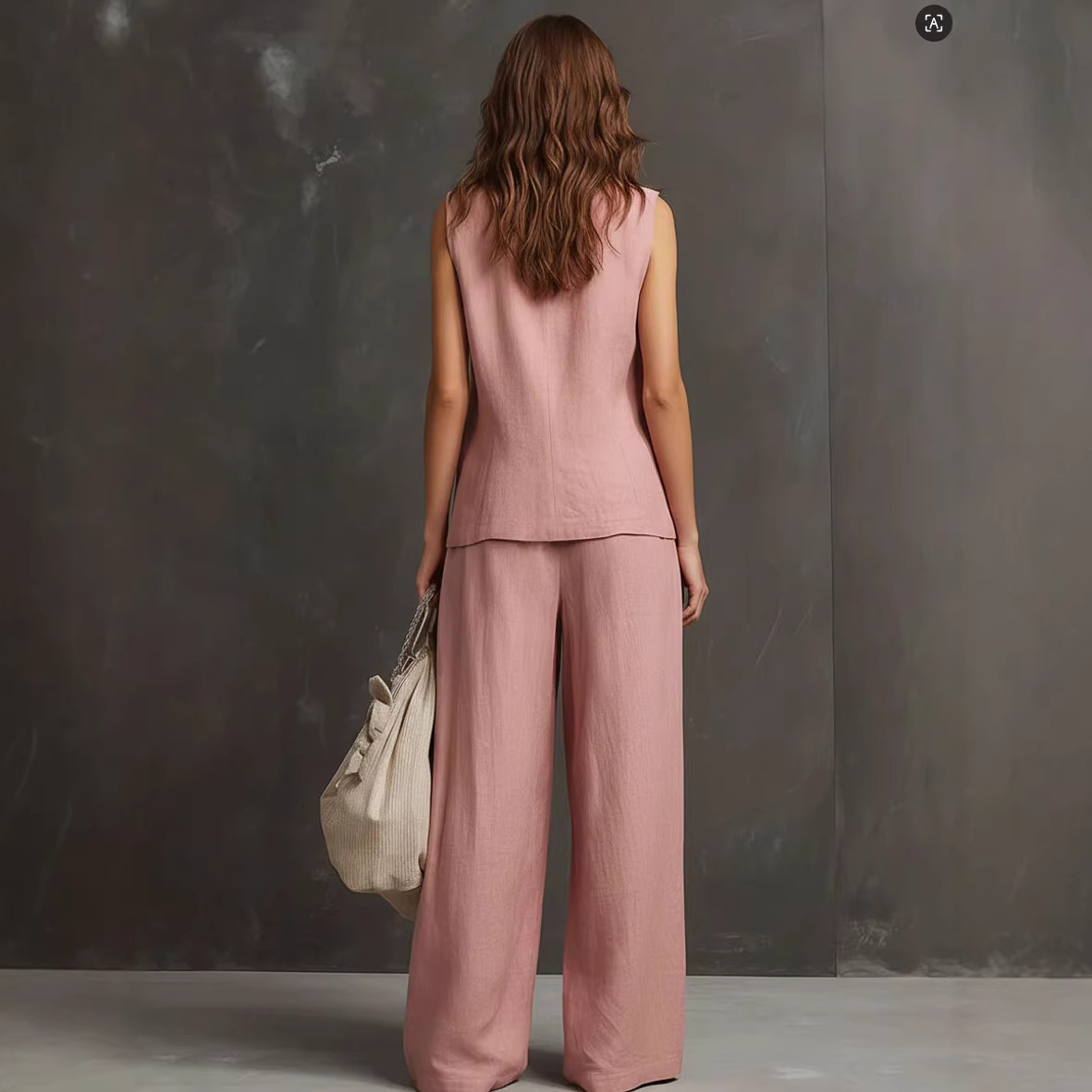 2026 summer women's clothing l - Linen Pant Wide reseña y precio