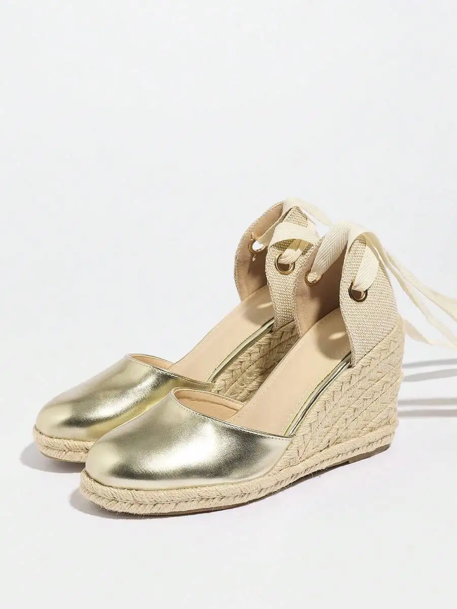 Metallic Cap Toe Espadrille We - Wedge Espadrille Women reseña y precio