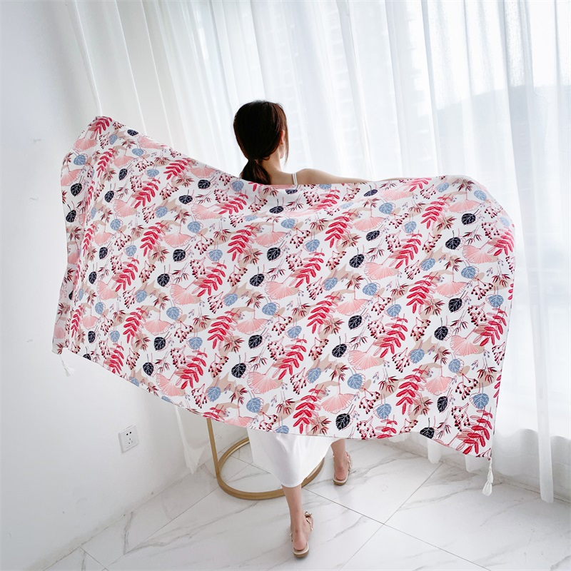 90x185cm Cotton Linen Print Su - Linen Dress Wrap reseña y precio