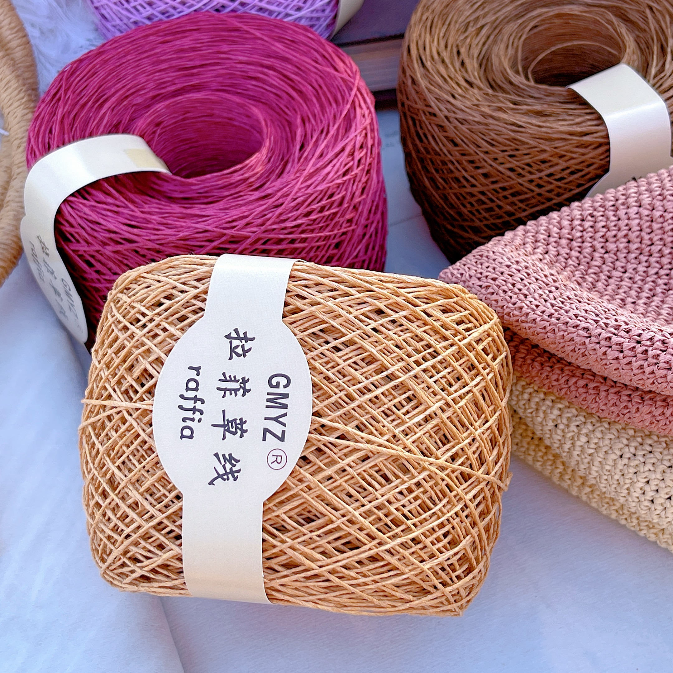 220M/Roll Washable Japanese Pl - Crochet Bag Raffia reseña y precio