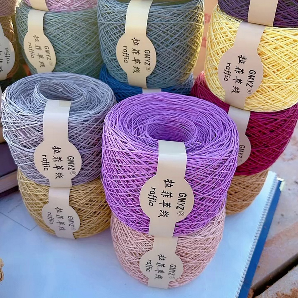 220M/Roll Washable Japanese Pl - Crochet Bag Raffia reseña y precio