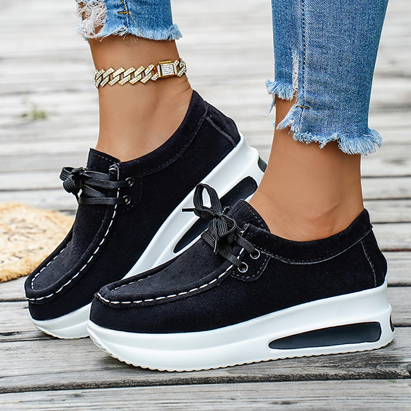 Basic Color Platform Loafers f - Wedge Espadrille Women reseña y precio