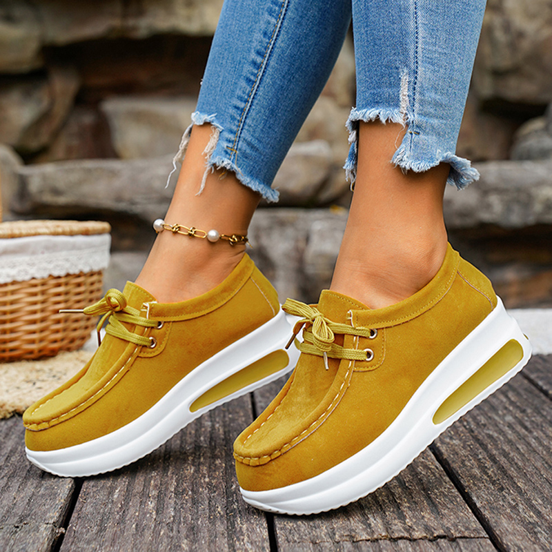 Basic Color Platform Loafers f - Wedge Espadrille Women reseña y precio