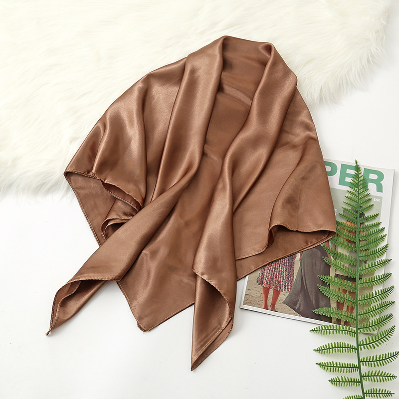 90cm Solid Colors Neckerchief  - Headband Summer Knit reseña y precio